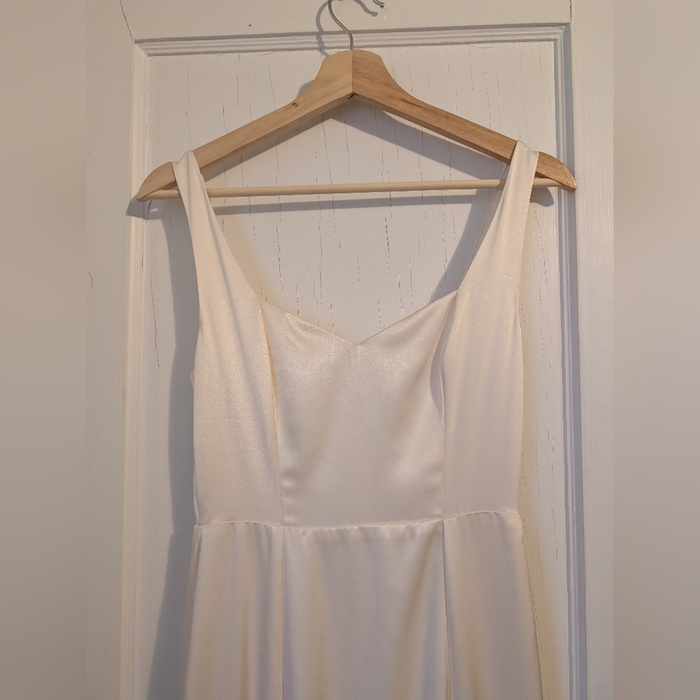 Reformation Payton Satin Dress Wedding Bridal - Picture 2 of 12
